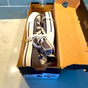 Converse High Tops in Gray Charcoal